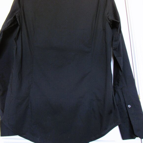 $100 Armani Exchange Men Shirt, Cotton, Black, Small, Button Down - Picture 5 of 6
